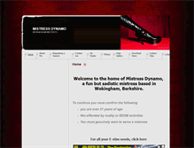 Tablet Screenshot of mistress-dynamo.co.uk